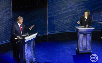 Éles szóváltásokkal tarkított televíziós vita keretében találkozott Donald Trump és Kamala Harris